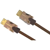 Monster Kabel HDMI M2000 UHD 4K HDR10+ 25 Gbit/s 3 m, Svetlo rjava, (21365934)