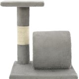  Penjalica za mačke sa stupovima za grebanje od sisala 65 cm siva | shoptok.hr