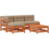  Set lounge namještaja za vrt 5 pcs Voštanosmeđa | shoptok.hr