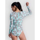 Roxy Beach Essentials Onesie Pt Lycra z dolgimi rokavi brownie hibiscus hype | Shoptok.si
