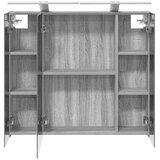 Kopalniška ogledalna omara Siva Sonoma 80 x 14.5 x 70 cm, (5000233188) | Shoptok.si