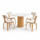 Hanah home Set Trpezarijski sto i 4 stolice Bohemian Round London 5 Cene