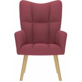  Stolica za opuštanje crvena boja vina od tkanine | shoptok.hr