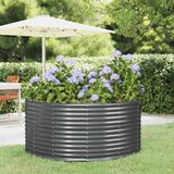  Povišena vrtna gredica od pocinčanog čelika 140x140x68 cm antracit | shoptok.hr