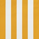 Tenda na uvlačenje 150 x 150 cm žuto-bijela | Eponuda.com