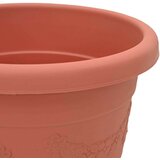  Okrogli cvetlični lonec 24 pcs Kamnito rdeča Ø 34 x 28 cm, (5000207601) | Shoptok.si