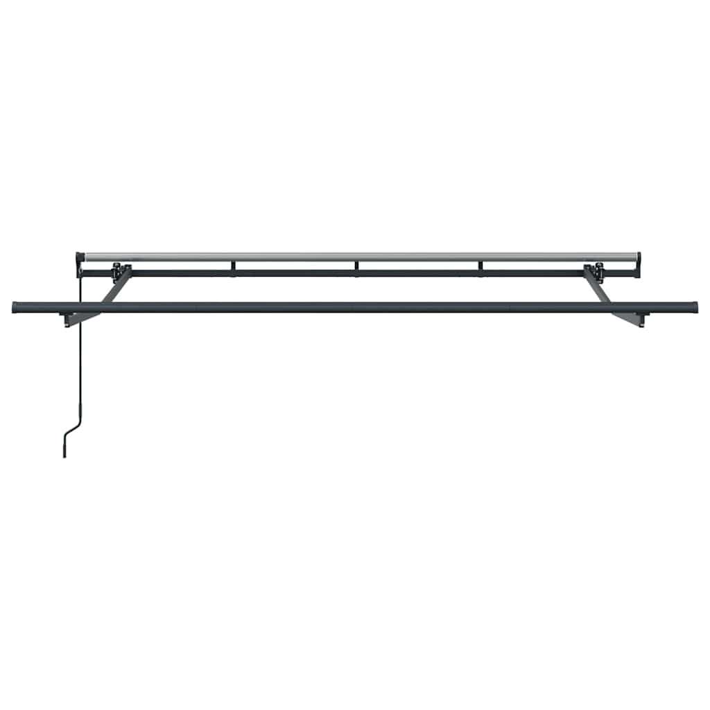  Skrovita tenda Antracit 250 x 200 cm tkanina - Antracit i bijela (antracitni okvir) 2 5 x 2 m Ručna | shoptok.hr