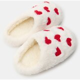 Sinsay Papuče s umjetnim krznom i vezom | shoptok.hr