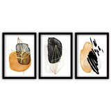 Vavien Artwork Komplet 3 slik v črnem okvirju Elegant, 35 x 45 cm Cene
