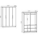 Hanah home ormar monza 120 white | ePonuda.com