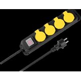 Rebel URZ3630 produžni kabel s 4 utičnice, prekidačem, 3 m, IP44, 3680 W Cijene