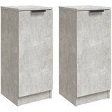 Maison Chic 2 kosi Komode - Predalnik betonsko sive 30x30x70 cm konstruiran les, (21719005) Cene