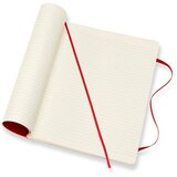 Moleskine Beležnica XL mehke platnice, rdeča – črte | Shoptok.si