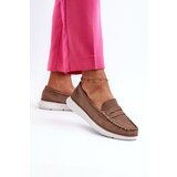 Sergio Leone Brown Suede Platform Moccasins SP012 | Shoptok.si