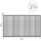  Gabion s žicom debljine 3 5 mm i mrežom 5x2 5 cm 350x30x200 cm - 30 cm 200 cm 350 cm | shoptok.hr