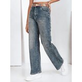 DStreet Jeansy damskie wide leg niebieskie Cene