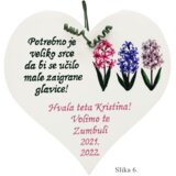  Unikatno drveno srce – Poseban poklon za učiteljice i tete u vrtiću - 6. - 17881 | shoptok.hr