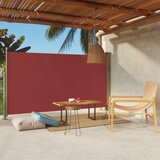 vidaXL Uvlačiva bočna tenda za terasu 170 x 300 cm crvena Cijene