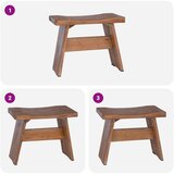  Stolica Prirodna 40 x 25 x 31 cm Drvo od mahagonija | shoptok.hr
