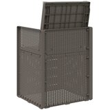  Vrtne stolice za blagovanje 2 pcs Svjetlosiva PP | Eponuda.com