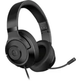 Noah 101, Gaming headset with microphone, 3.5mm jack connection, cable length 2m, foldable design, PU leather ear pads, size: 185*19