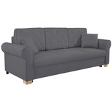 MID.YOU ZOFA S POSTELJNO FUNKCIJO, temno siva tekstil | Shoptok.si