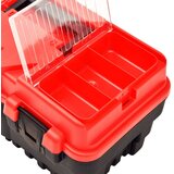 vidaXL Škatla za orodje plastična 462x256x242 mm rdeča | Shoptok.si