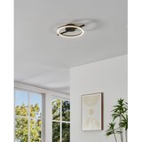 Eglo 901113 - led stropno svetlo amandolo LED/17W/230V, crno, prigušiva + daljinski upravljač | Eponuda.com