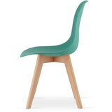  KITO stolica zelena / prirodne noge x 4 | shoptok.hr