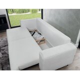 ELTAP Kremno bela raztegljiva/s prostorom za shranjevanje sedežna garnitura iz tkanine bouclé 260 cm Dalia – | Shoptok.si