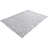 Kayoom RAVNO TKANA PREPROGA Calma 120/160 cm tkano srebrne barve | Shoptok.si