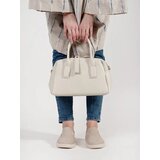 Shelvt Light beige shoulder bag Cene