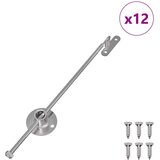  Plinski strut 12 pcs Srebrno 190 mm Željezo | shoptok.hr
