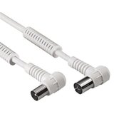Hama 4007249435590 Antenna cable, with iron cores, bent on both sides , 85 db, 3 m ( 43559 ) | ePonuda.com