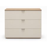 Marckeric Kremno bela komoda v hrastovem dekorju 100x80x40 cm Dennis – | Shoptok.si