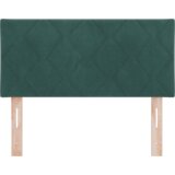  LED vzglavje z LED lučmi Geometrični Temno zelena 100 cm Žamet, (5000044031) Slike