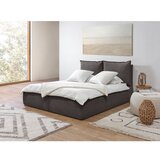 Bobochic Paris Tamno sivi tapecirani bračni krevet s prostorom za odlaganje s podnicom 180x200 cm Garance – | shoptok.hr