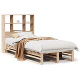 vidaXL Knjižna postelja brez vzmetnice 75x190 cm trden les Cene