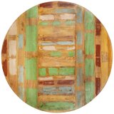 Blagovaonski stol okrugli 175 x 75 cm masivno obnovljeno drvo | shoptok.hr