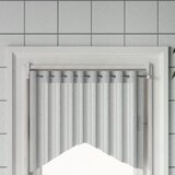 vidaXL Karniše 2 kom bijelo-srebrne 60-105 cm aluminijske | shoptok.hr