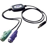 Aten Priključni kabel za PS/2 / USB tipkovnico/miško [2x PS/2 vtičnica - 1x USB 1.1 vtič A] 0.90 m črne barve, (20416356) | Shoptok.si