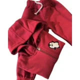 Komplet trenerka za bebe Pingvin, Bordo