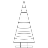  Metalno ukrasno božićno drvce crno 210 cm | shoptok.hr