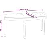  Klupa bež 110 5 x 45 x 49 cm od tkanine | shoptok.hr
