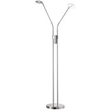 Fischer & Honsel LED zatemnitvena stoječa svetilka v srebrni barvi (višina 150 cm) Dent – Cene