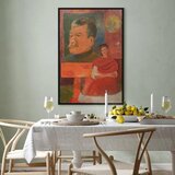  Slika - Frida Kahlo – Self-Portrait with Stalin 60x90 U crnom drvenom okviru | shoptok.hr