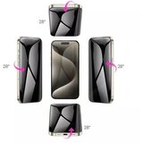 hoco. kaljeno privacy staklo 360 stupnjeva za iPhone 15 | shoptok.hr