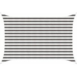  Jedrilica za sunčevu sjenu Svijetlo siva i bijela. 2 x 2,5 m | shoptok.hr