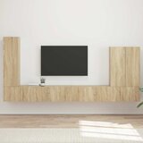  Set zidnog ormarića za TV 6 kom. Sonoma hrast Cijene
