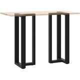  Noge za barski stol T-oblika 2 kom Crne 50x35x(100-101) cm Čelik | shoptok.hr